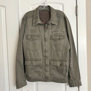 Military Style Waist Length Jacket - Mens L